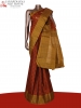 Mayil Chakram Payadi Checks Kanjeevaram Silk Saree